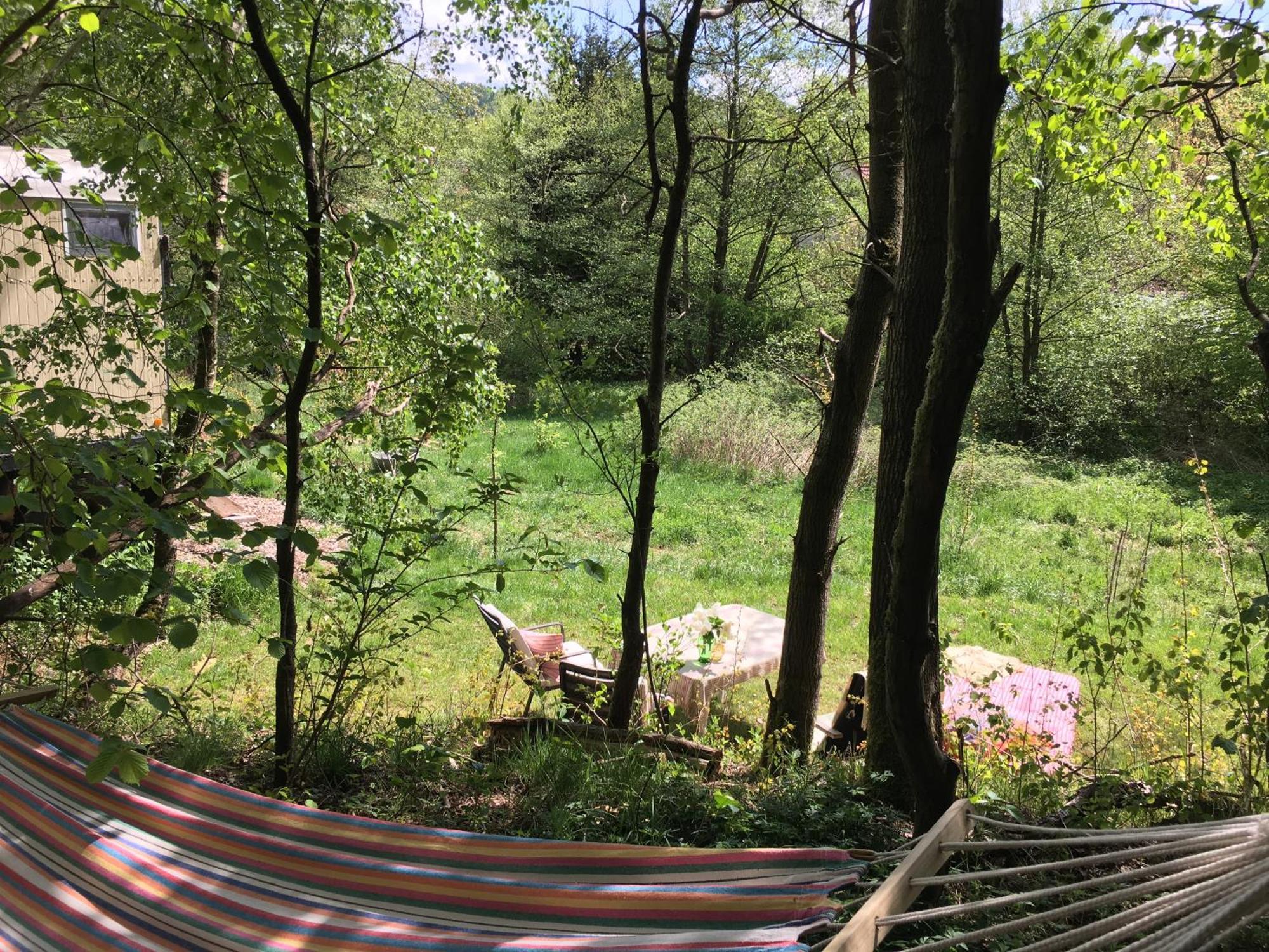 Kuscheliger Zirkuswagen Im Wildgarten Witzenhausen Eksteriør bilde