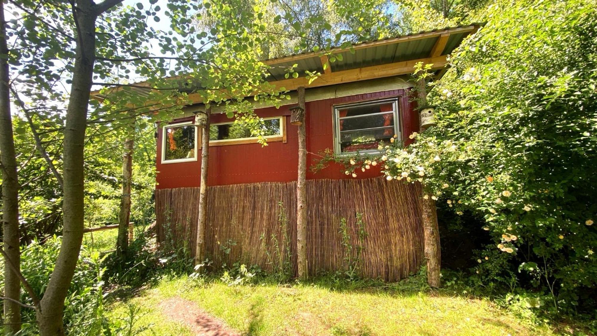 Kuscheliger Zirkuswagen Im Wildgarten Witzenhausen Eksteriør bilde